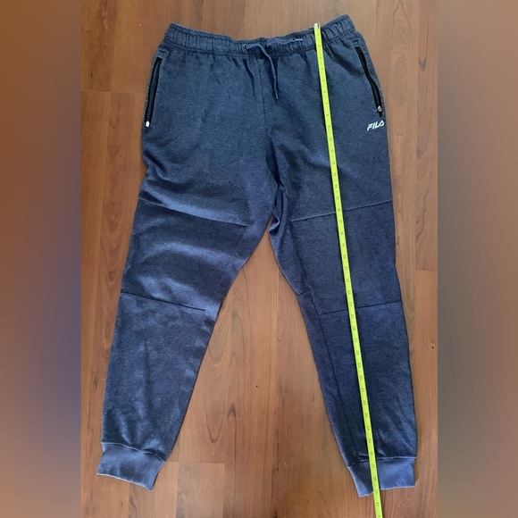 FILA Men’s Tapered Sweatpants Blue Size Large - Picture 5 of 7